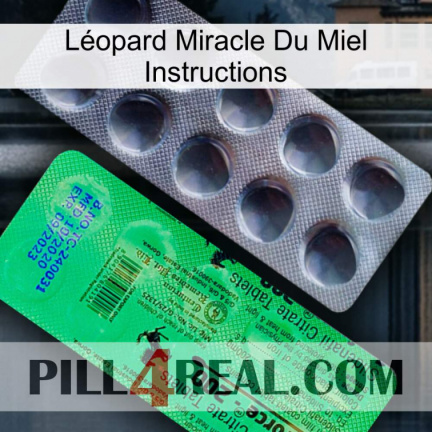 Léopard Miracle Du Miel Instructions new04